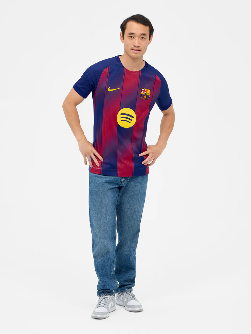 Camisa Jogador Barcelona I - 2025/26 Azul e Vermelha