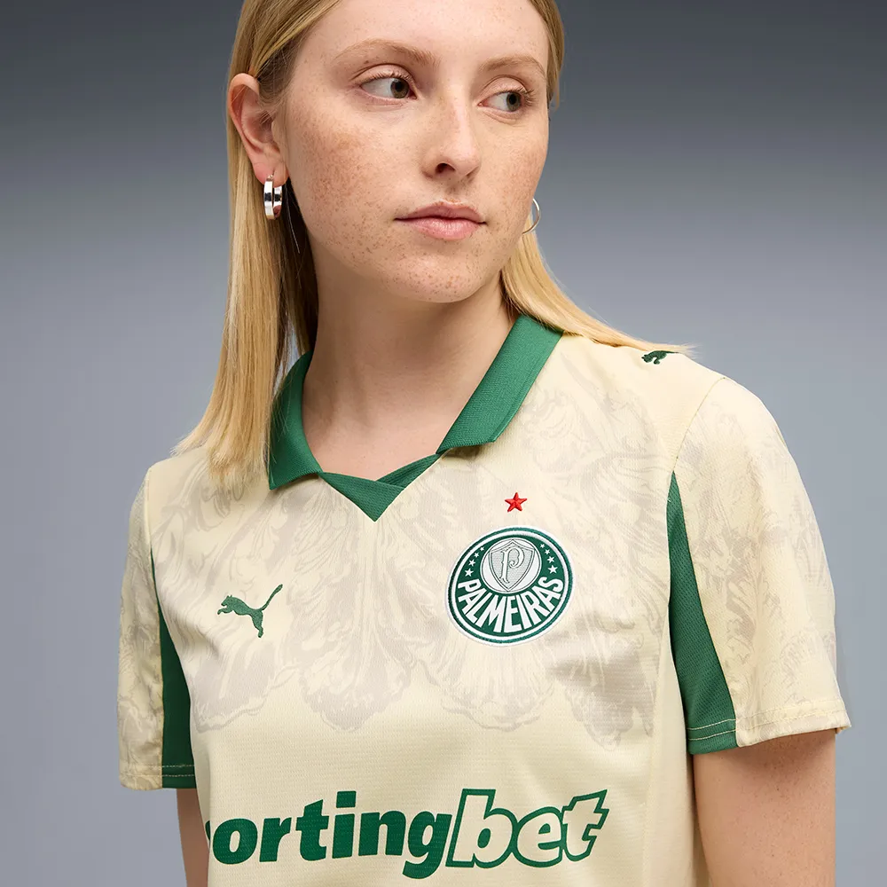 Camisa Feminina  Palmeiras x KidSuper- 2025/26 Bege