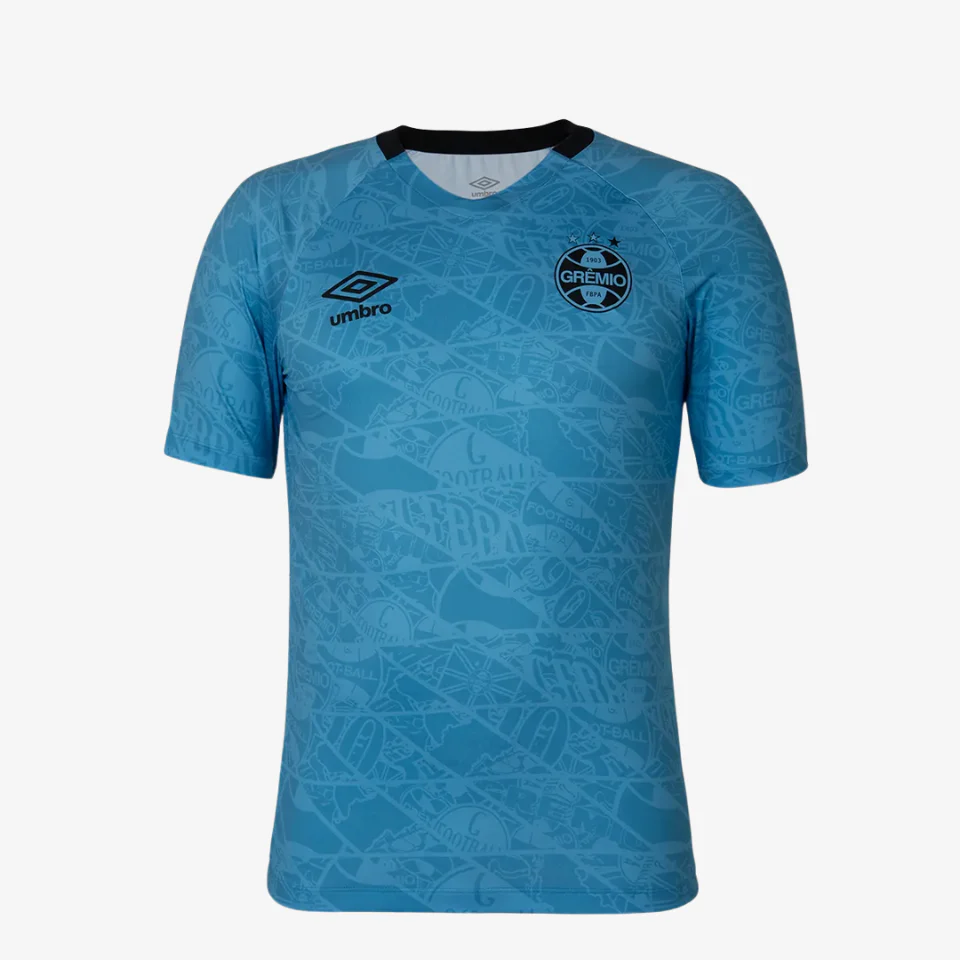 Camisa Aquecimento Grêmio - 2025/26 Azul