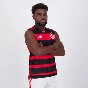 Regata Flamengo I - 2024/25 Preta e Vermelha