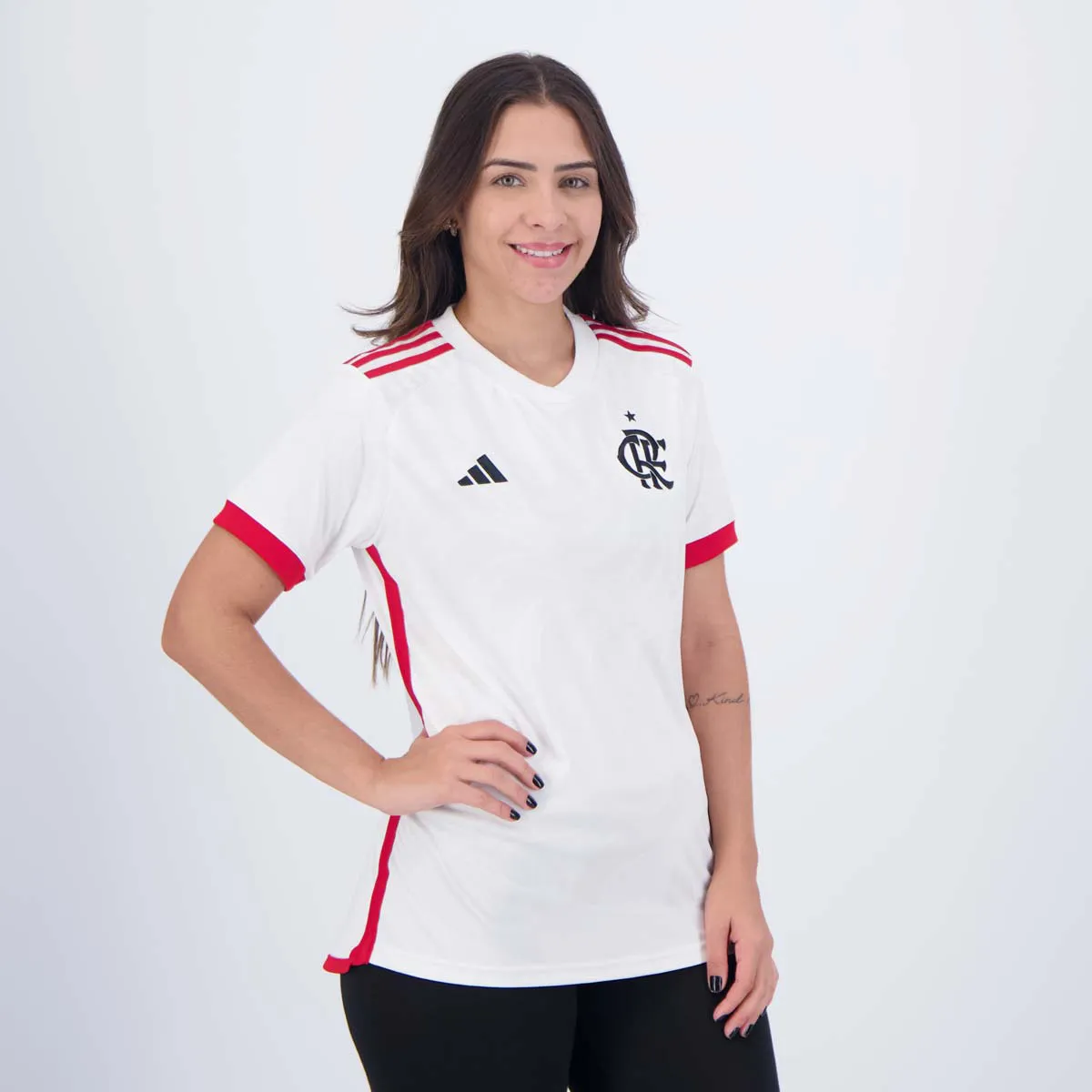 Camisa Feminina Flamengo II - 2024/25 Branca