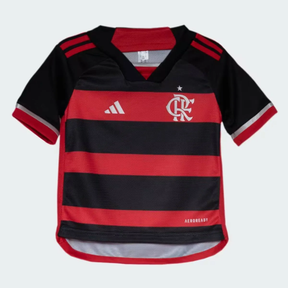 Kit Infantil Flamengo I - 2024/25 Preta e Vermelha