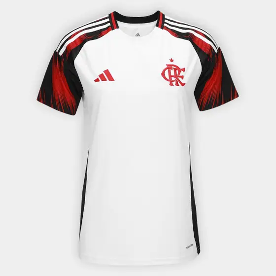 Camisa Feminina Flamengo II - 2025/26 Branca