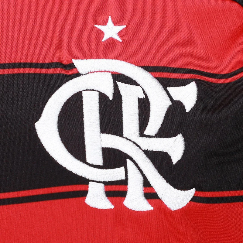 Camisa Feminina Flamengo I - 2025/26 Preta e Vermelha