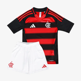 Kit Infantil Flamengo I - 2025/26 Preto e Vermelho