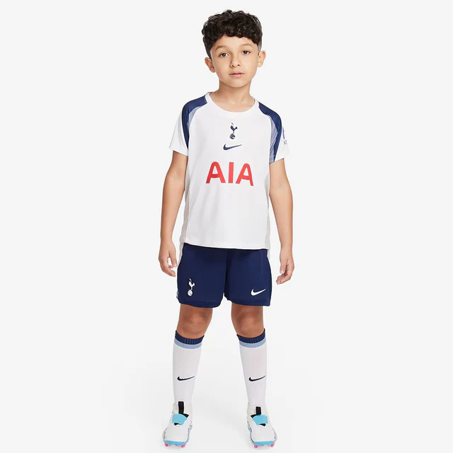 Kit Infantil Tottenham I - 2025/26 Branco e Azul
