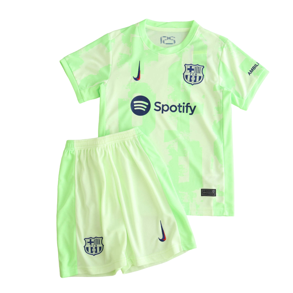 Kit Infantil Barcelona III - 2024/25 Verde