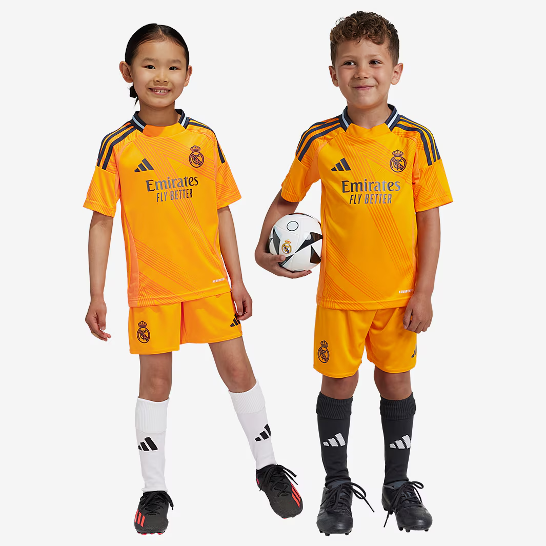 Kit Infantil Real Madrid II - 2024/25 Laranja