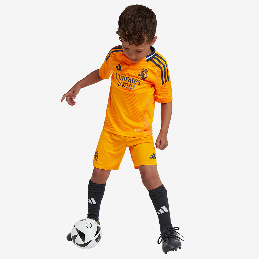 Kit Infantil Real Madrid II - 2024/25 Laranja