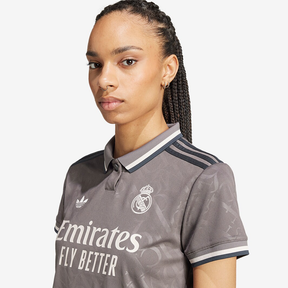 Camisa Feminina Real Madrid III - 2024/25 Cinza