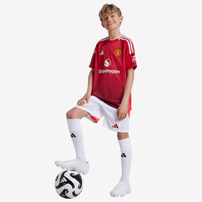 Kit Infantil Manchester United I - 2024/25 Vermelho