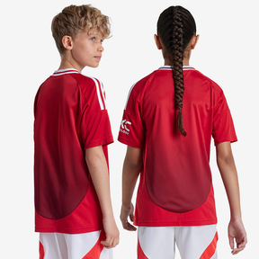 Kit Infantil Manchester United I - 2024/25 Vermelho
