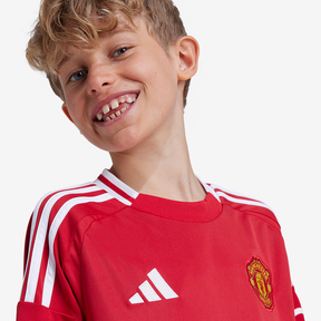Kit Infantil Manchester United I - 2024/25 Vermelho