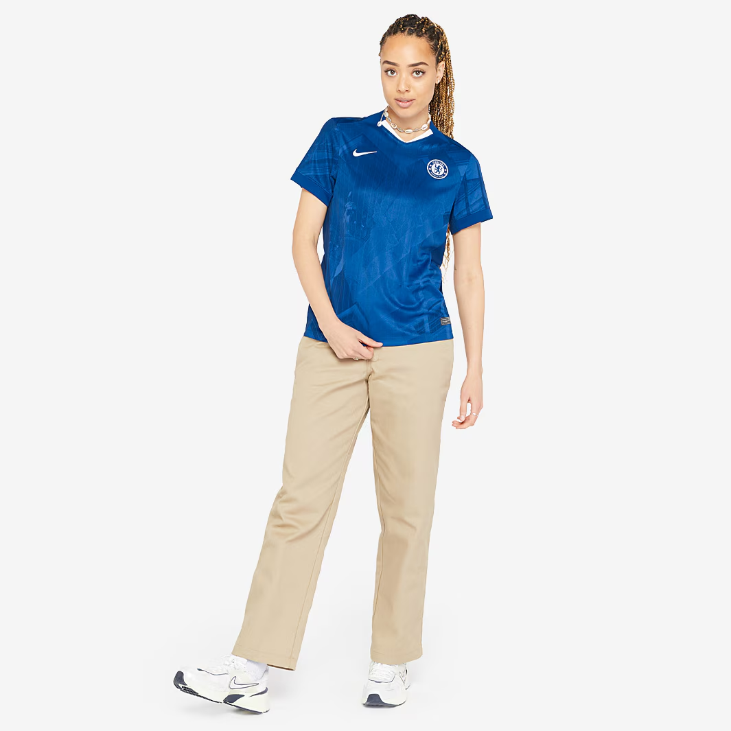 Camisa Feminina Chelsea I - 2025/26 Azul