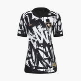Camisa Feminina Botafogo 4th - 2025/26 Preta e Branca