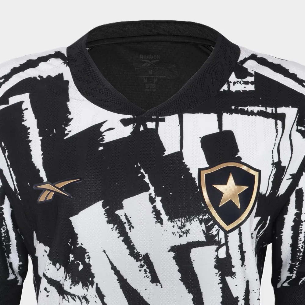 Camisa Feminina Botafogo 4th - 2025/26 Preta e Branca