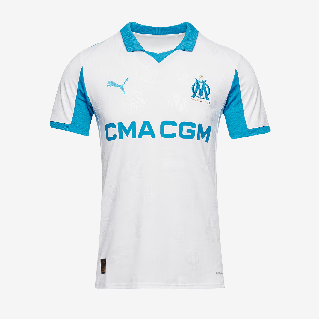 Camisa Olympique Marseille I - 2025/26 Branca