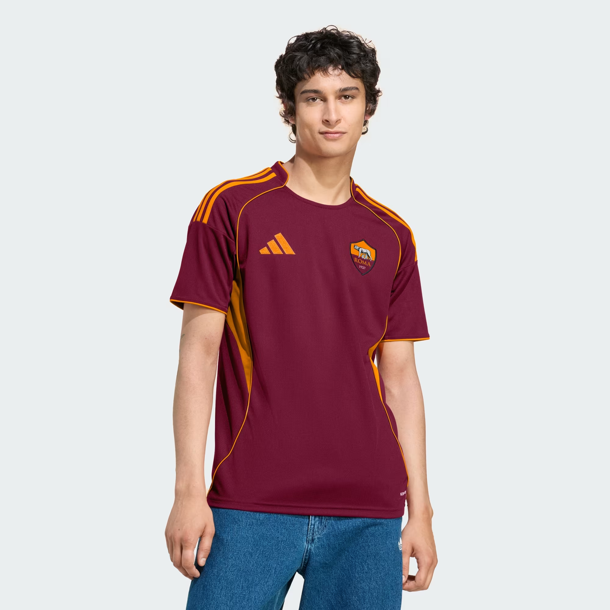 Camisa Roma I - 2025/26 Vermelha