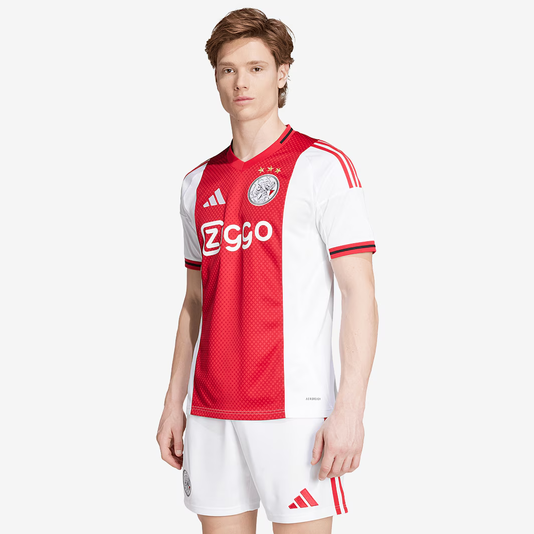 Camisa Ajax I - 2025/26 Vermelha e Branca