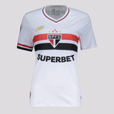 Camisa Feminina São Paulo I - 2025/26 Branca