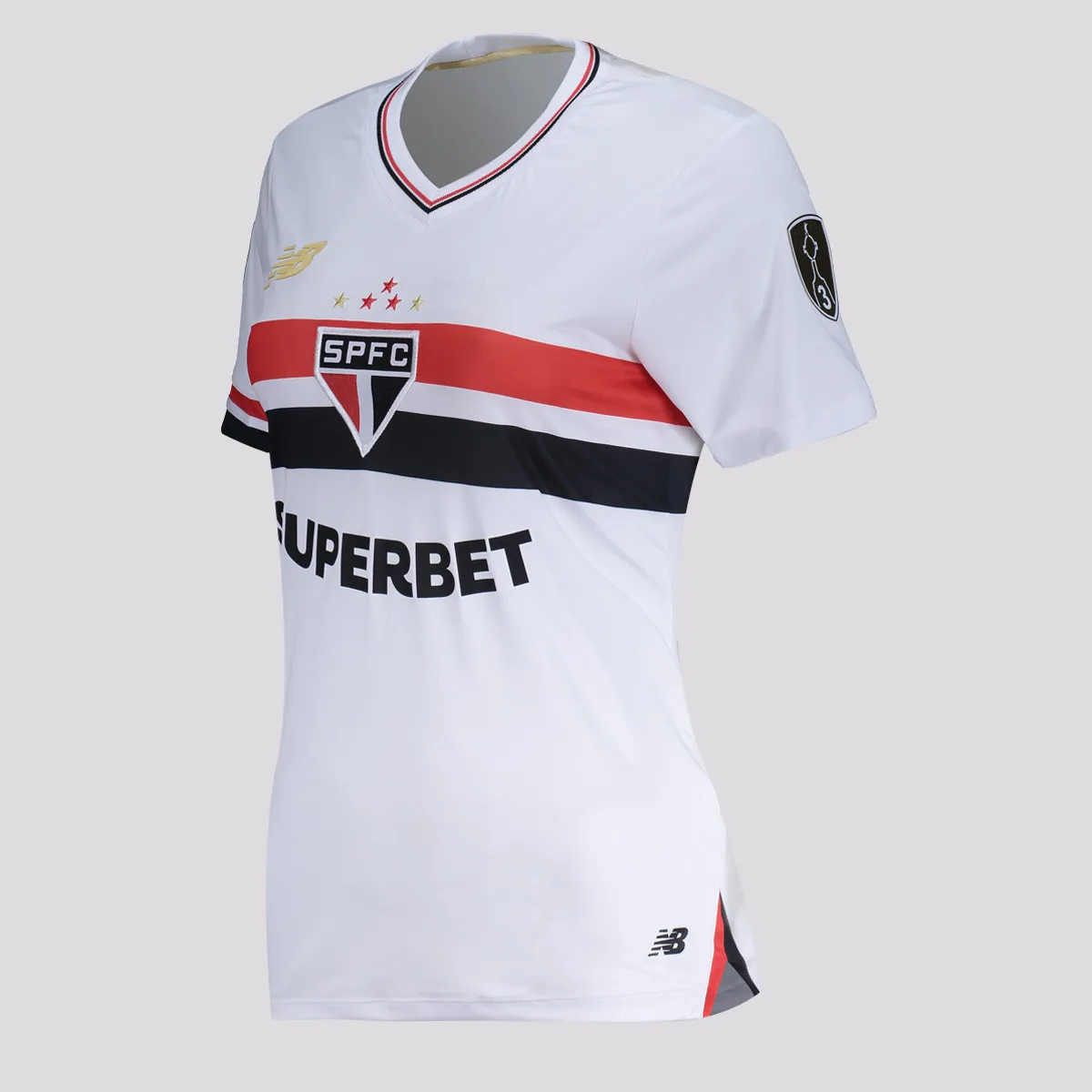Camisa Feminina São Paulo I - 2025/26 Branca