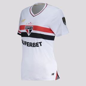 Camisa Feminina São Paulo I - 2025/26 Branca