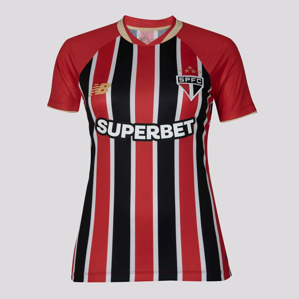 Camisa Feminina São Paulo II - 2025/26 Tricolor
