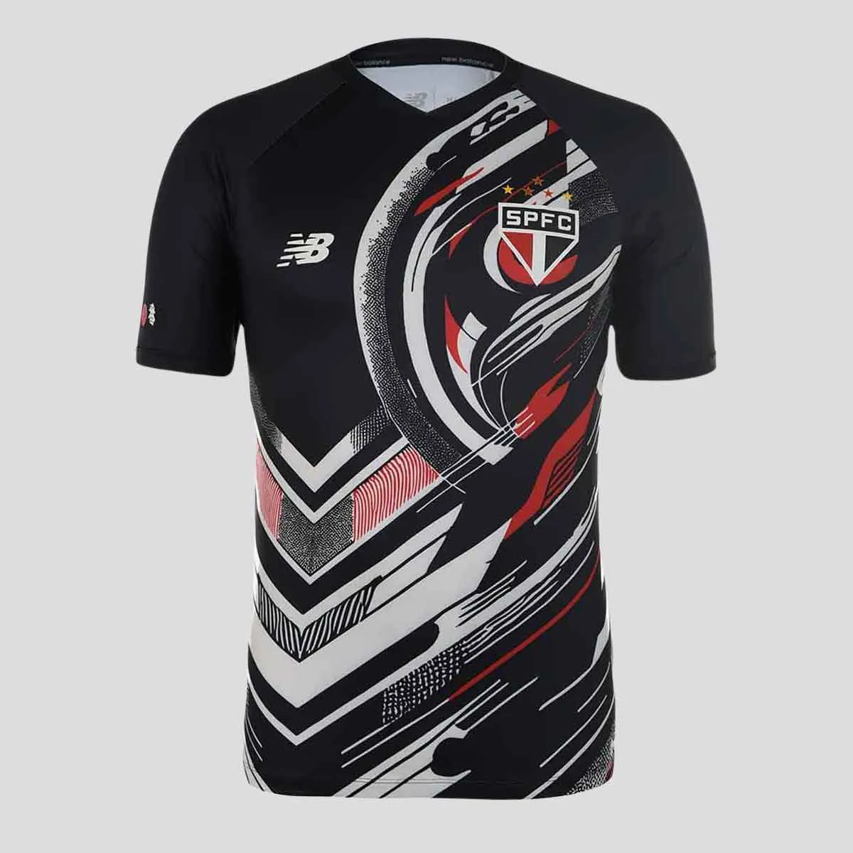 Camisa São Paulo Pré Jogo- 2025/26 Preta