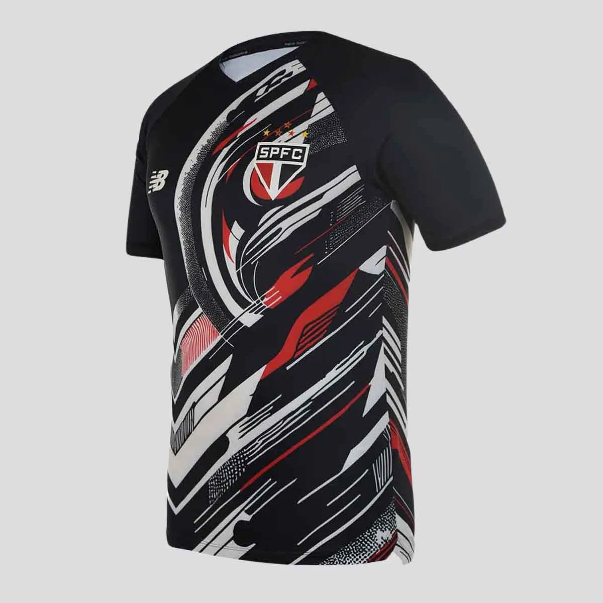 Camisa São Paulo Pré Jogo- 2025/26 Preta