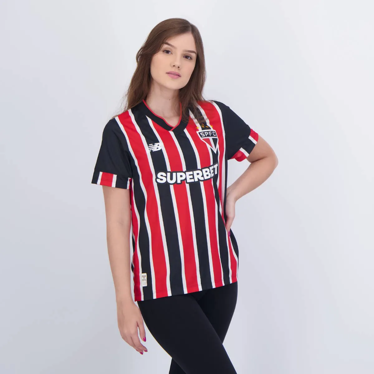 Camisa Feminina São Paulo II - 2024/25 Tricolor