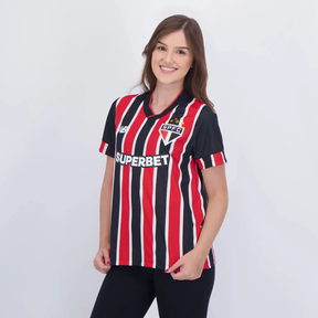 Camisa Feminina São Paulo II - 2024/25 Tricolor