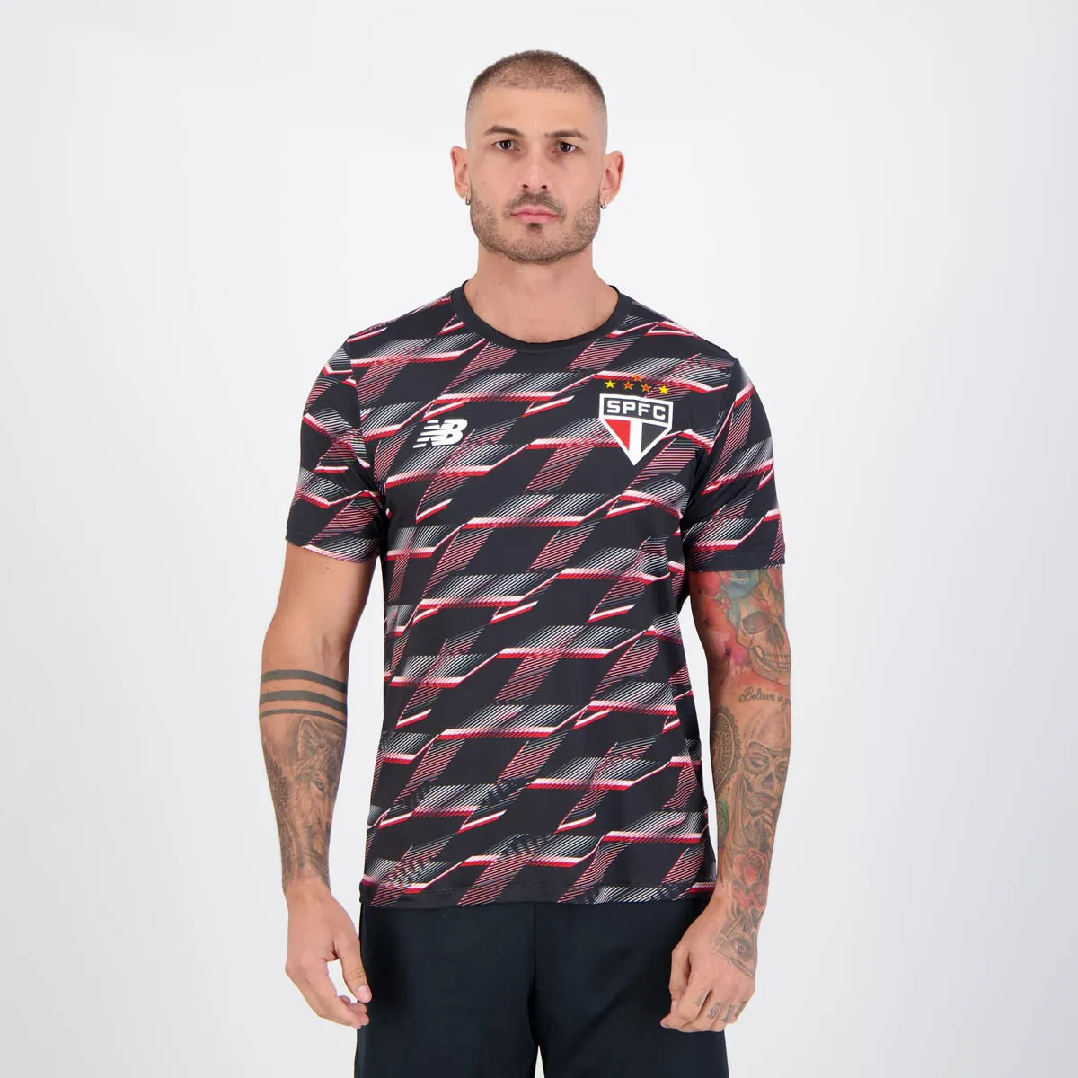 Camisa São Paulo Pré Jogo - 2024/25 Cinza