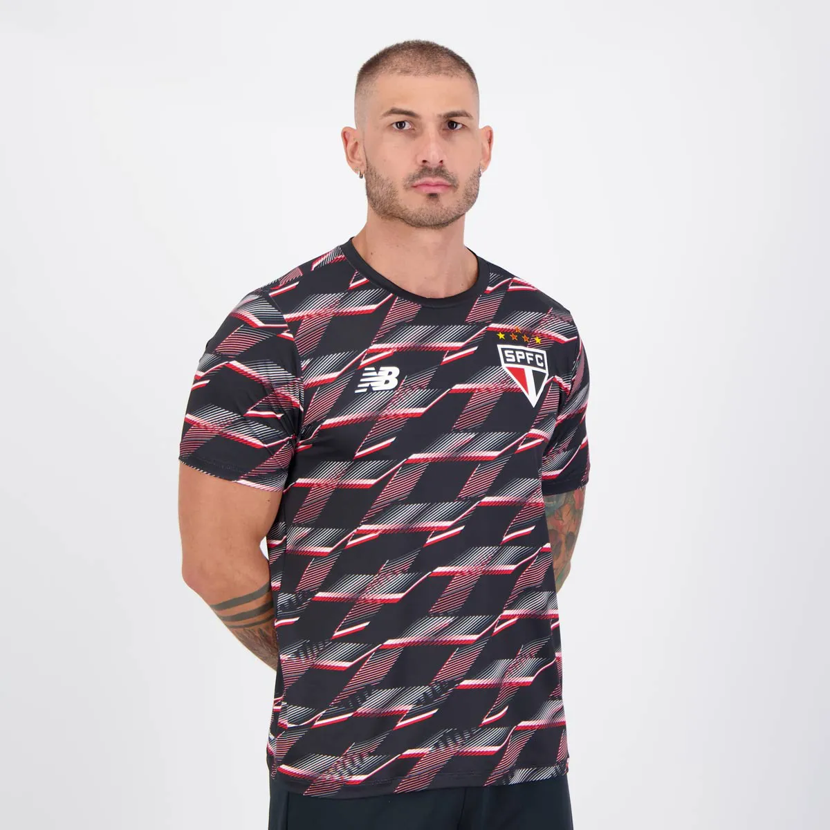 Camisa São Paulo Pré Jogo - 2024/25 Cinza