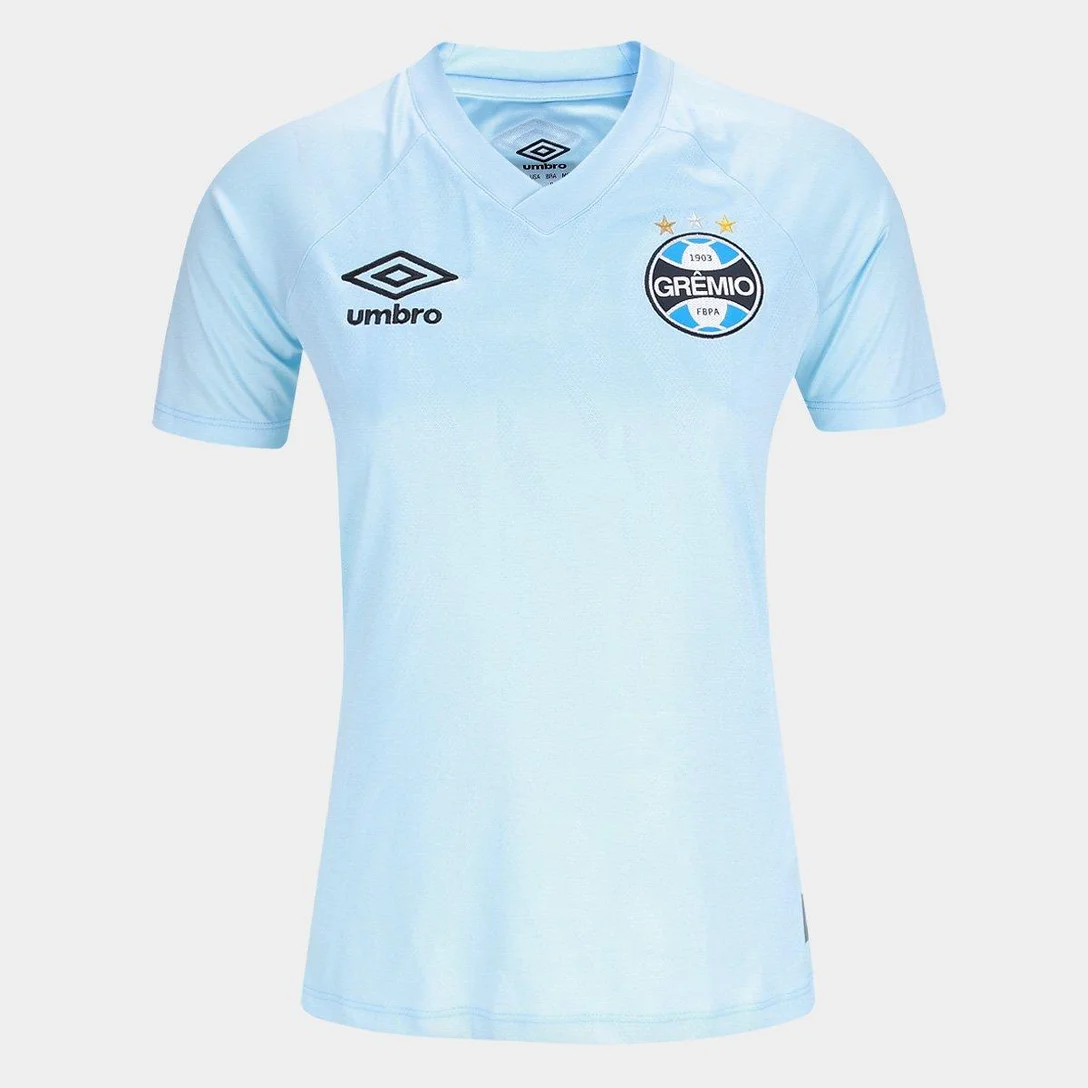 Camisa Feminina Grêmio III - 2025/26 Celeste