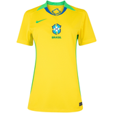 Camisa Feminina Brasil I - 2025/26 Amarela