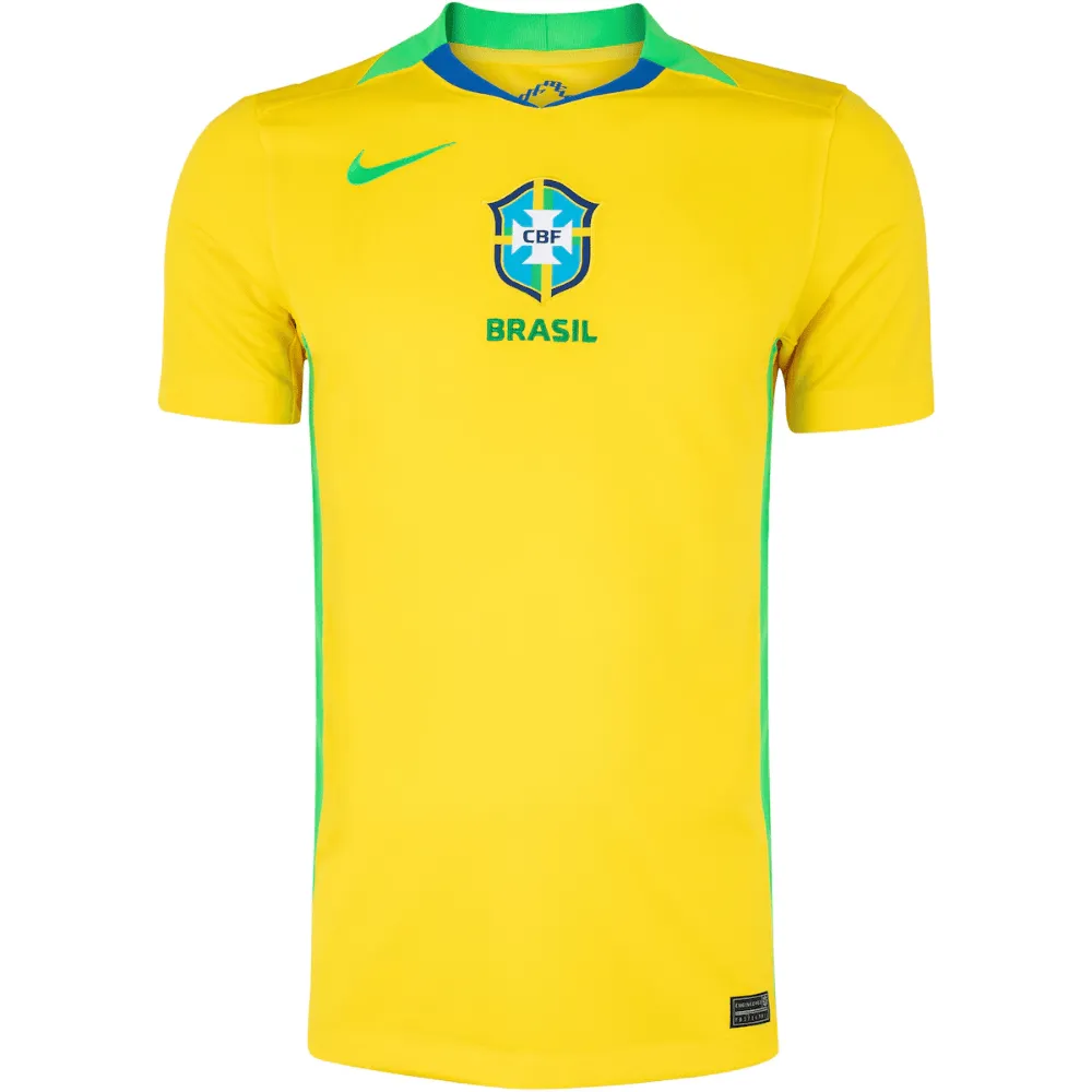 Camisa Versão Jogador Brasil I - 2025/26 Amarela