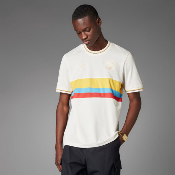 Camisa Colômbia 100 Anos  - 2024/25 Bege/Dourado