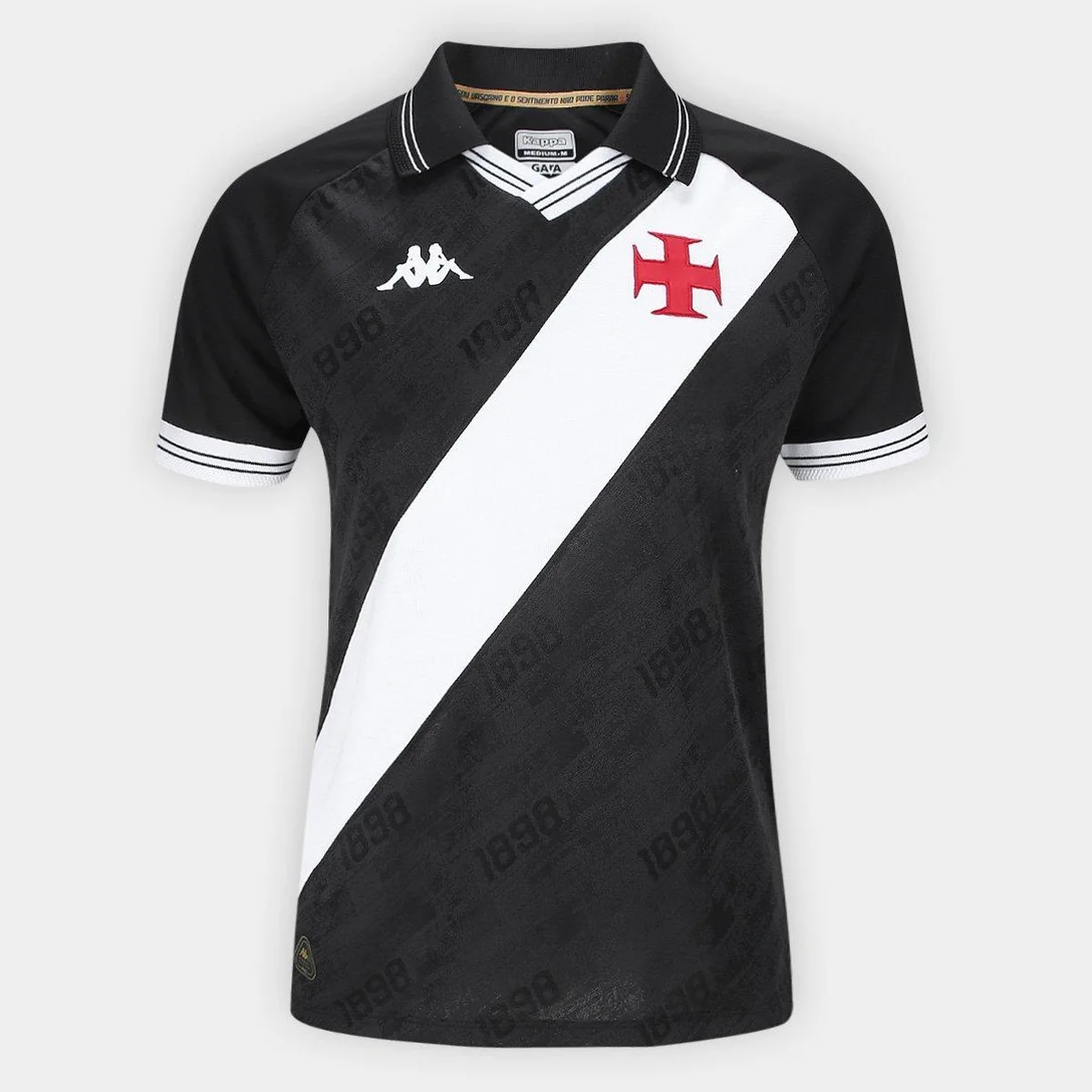 Camisa Feminina Vasco I - 2025/26 Preta