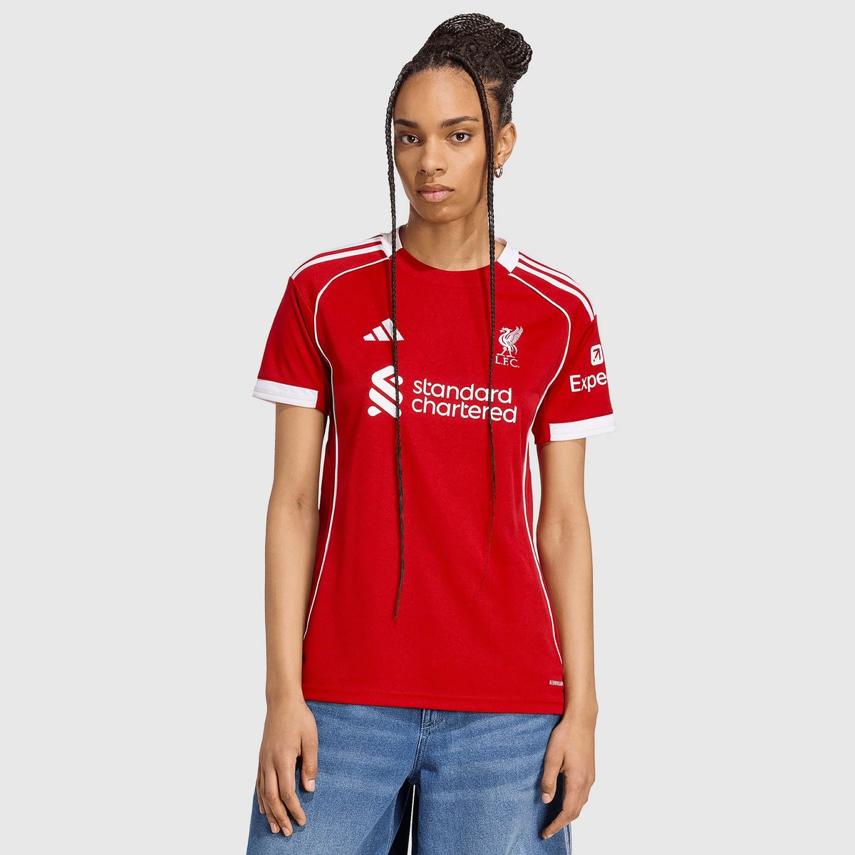 Camisa Feminina Liverpool I - 2025/26 Vermelha
