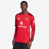 Camisa Manga Longa Manchester United I - 2025/26 Vermelha