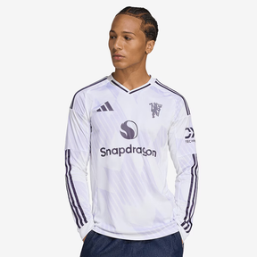 Camisa Manga Longa Manchester United II - 2025/26 Roxa
