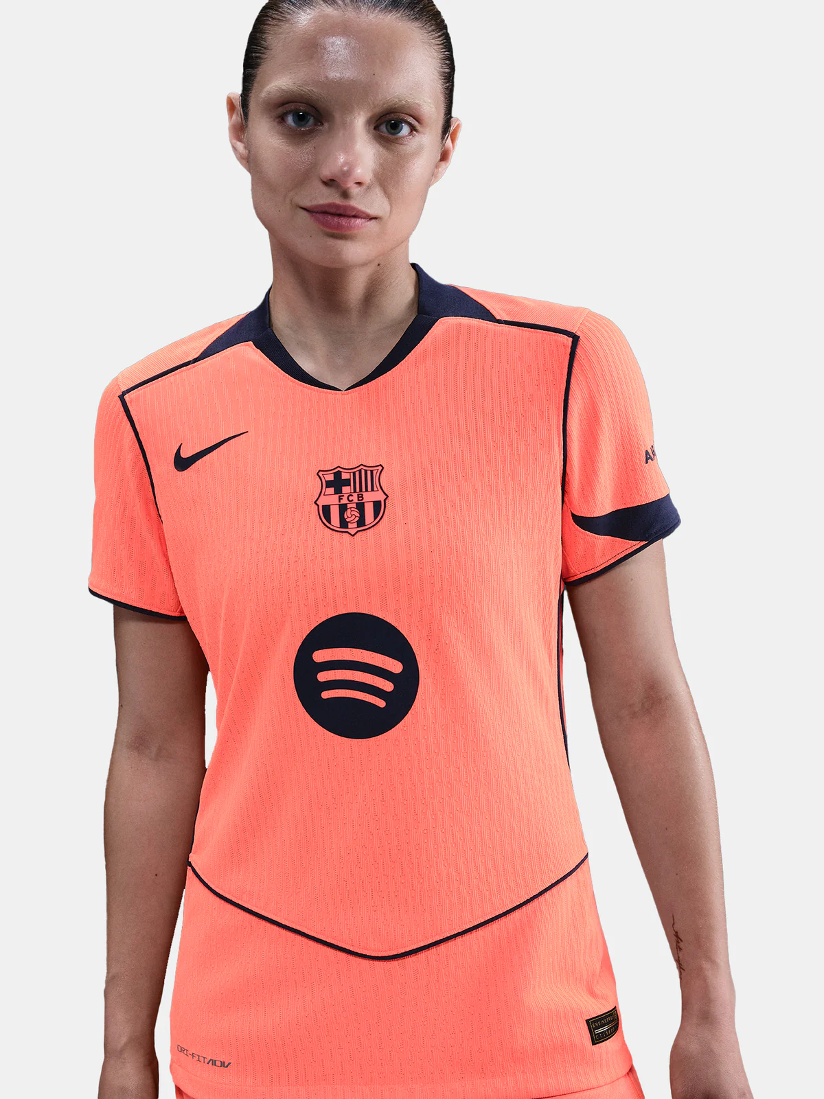 Camisa Feminina Barcelona III - 2025/26 Laranja
