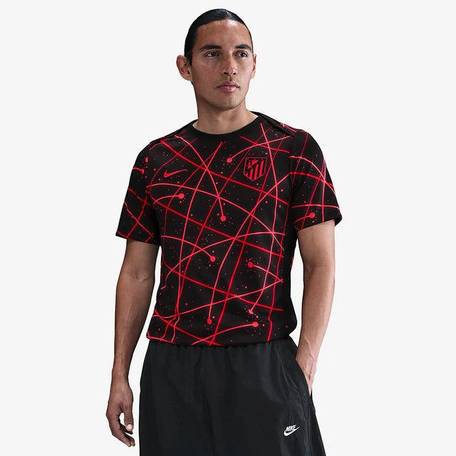 Camisa Atlético de Madrid Pré Jogo - 2025/26 Preta