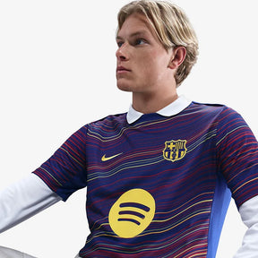 Camisa Barcelona Pré Jogo - 2025/26 Roxa