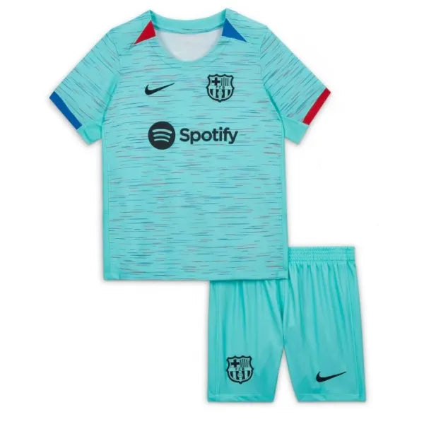 Kit Adidas Nike Barcelona III - 2023/24 Infantil