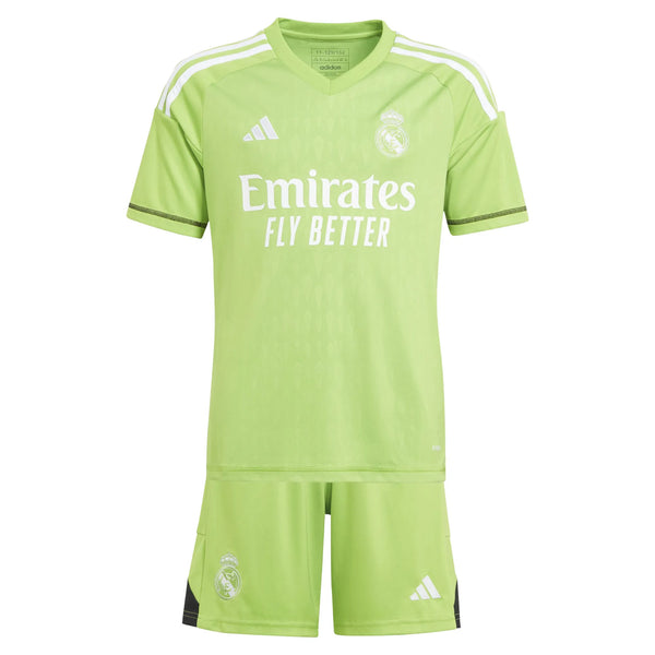 Kit Adidas Real Madrid Goleiro - 2023/24 Infantil