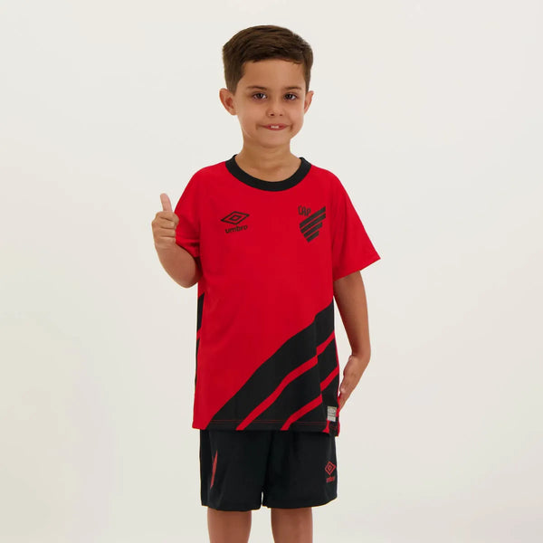 Kit Umbro Athletico Paranaense I - 2023/24 Infantil