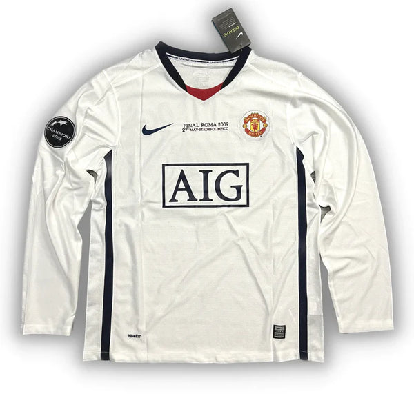 Camisa Nike Manchester United III - 2008/09 Retrô Manga Longa