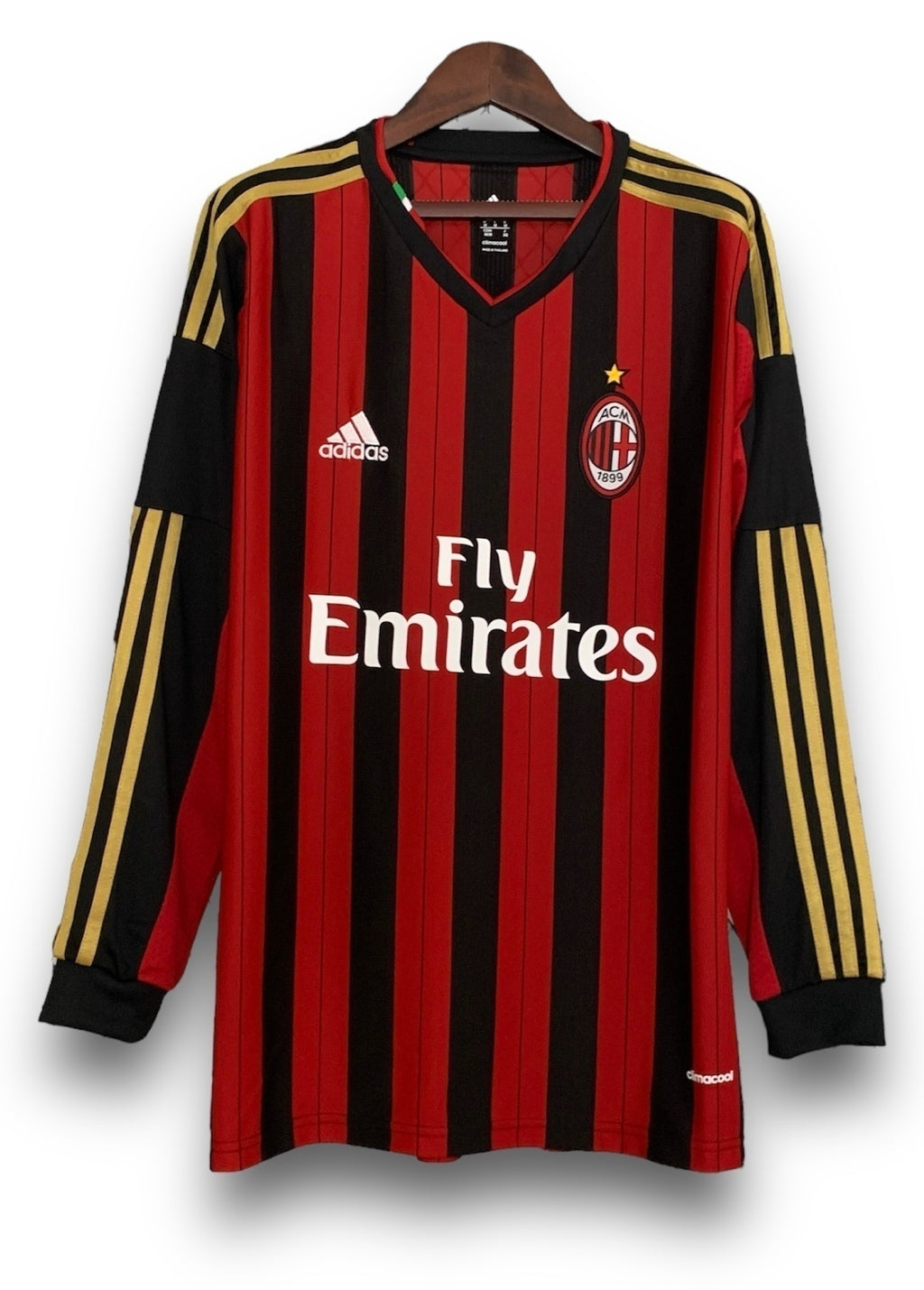Camisa Manga Longa Milan I - 2013/14 Retrô