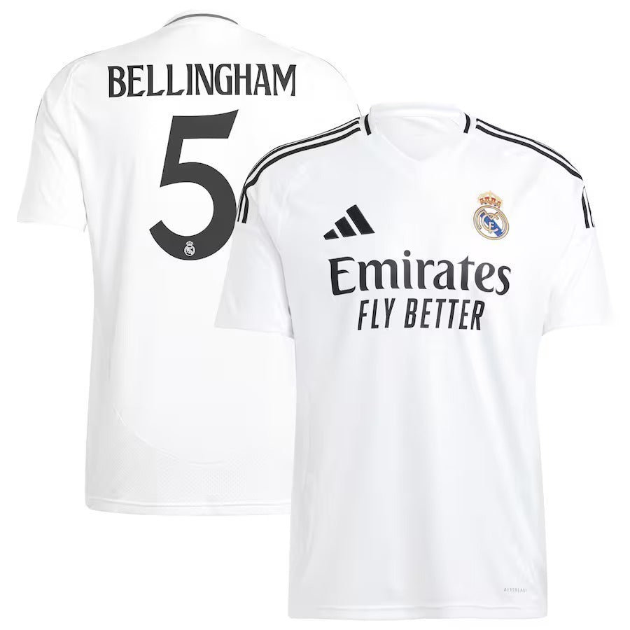 Camisa Real Madrid I - 2024/25 - Bellingham N°5